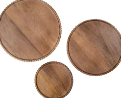 Intratuin decoratiebord Cyra naturel D 30 H 2 cm