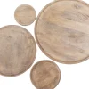 Intratuin decoratiebord Daphne naturel D 20 H 2 cm