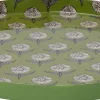 Intratuin decoratiebord Femia groen D 25 H 2 cm
