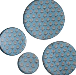 Intratuin decoratiebord Femia blauw D 25 H 2 cm
