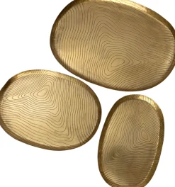 Intratuin decoratiebord Ferro goud 39,5 x 29,5 x 1,5 cm
