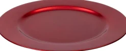 Intratuin decoratiebord Glans rood D 33 cm