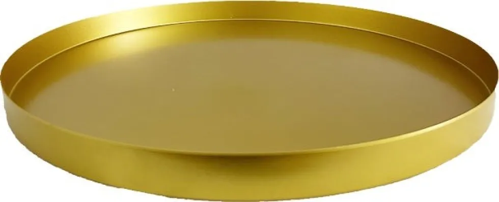 Intratuin decoratiebord Goldi goud D 40 H 3 cm