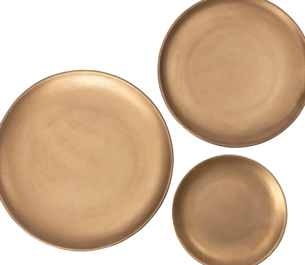 Intratuin decoratiebord Harris goud D 39 H 2 cm