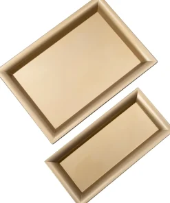 Intratuin decoratiebord Lilly goud 36 x 17 cm