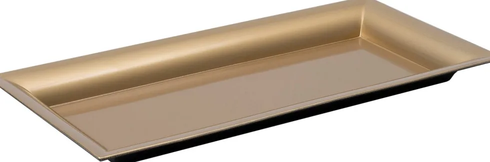 Intratuin decoratiebord Lilly goud 36 x 17 cm
