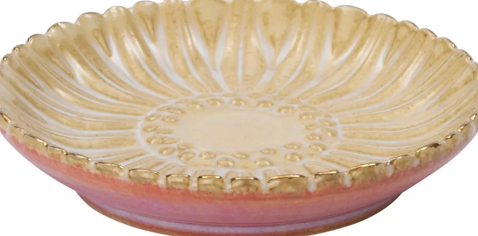 Intratuin decoratiebord Zoe beige D 9 H 1,5 cm