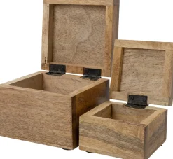 Intratuin decoratiekist Saint naturel 10 x 10 x 8 cm