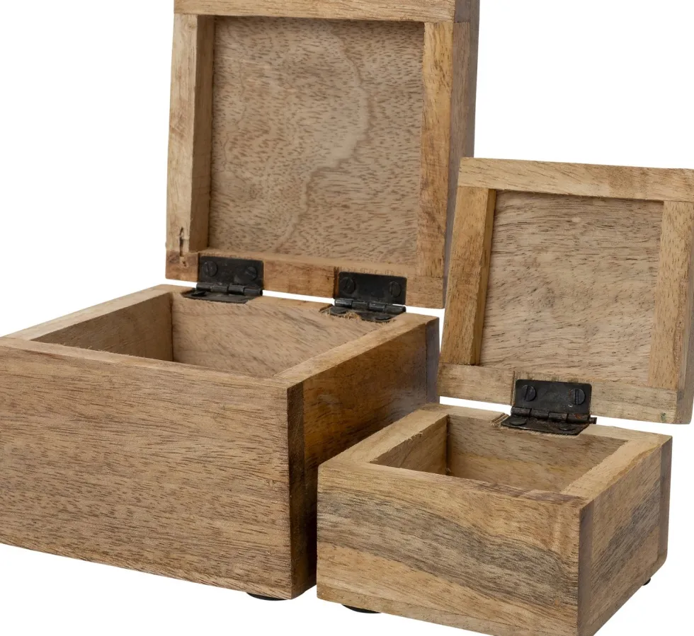 Intratuin decoratiekist Saint naturel 10 x 10 x 8 cm