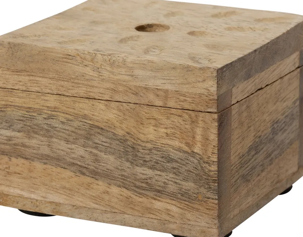 Intratuin decoratiekist Saint naturel 10 x 10 x 8 cm