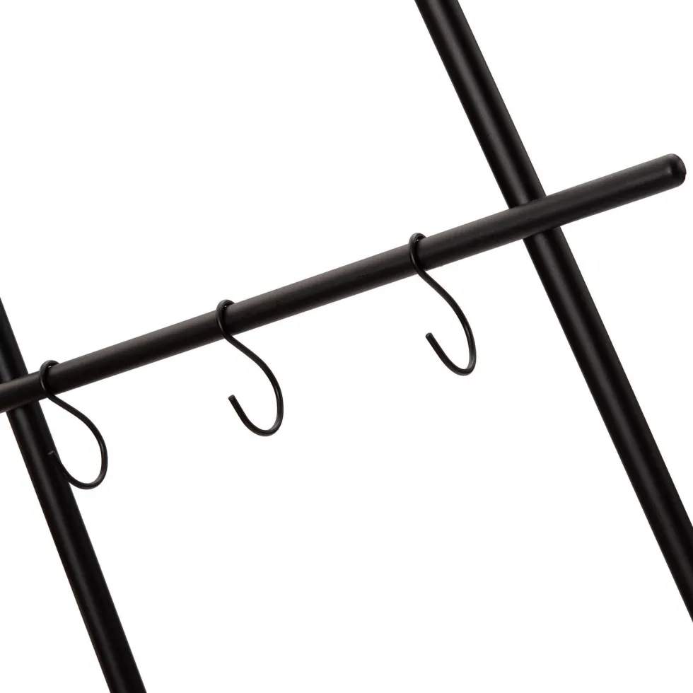 Intratuin decoratieladder zwart 45 x 1 x 160 cm