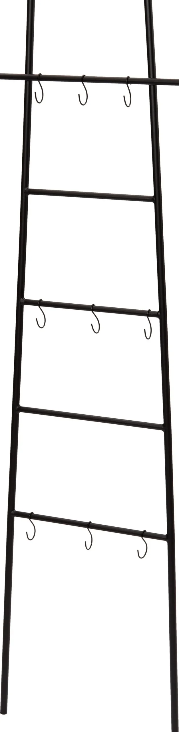 Intratuin decoratieladder zwart 45 x 1 x 160 cm