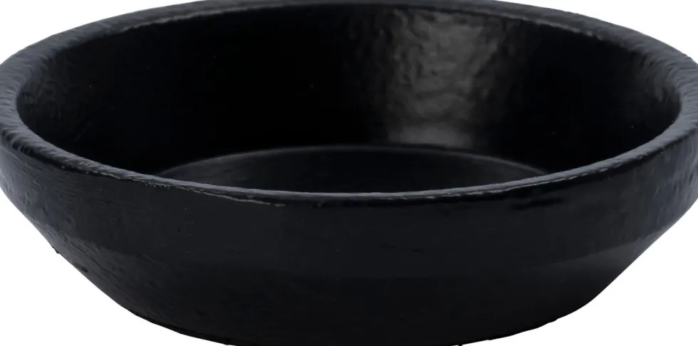 Intratuin decoratieschaal Betsi zwart D 7,5 H 2 cm