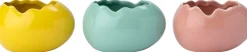Intratuin decoratieschaal Ega ei geel 11,4 x 8,5 x 6,2 cm