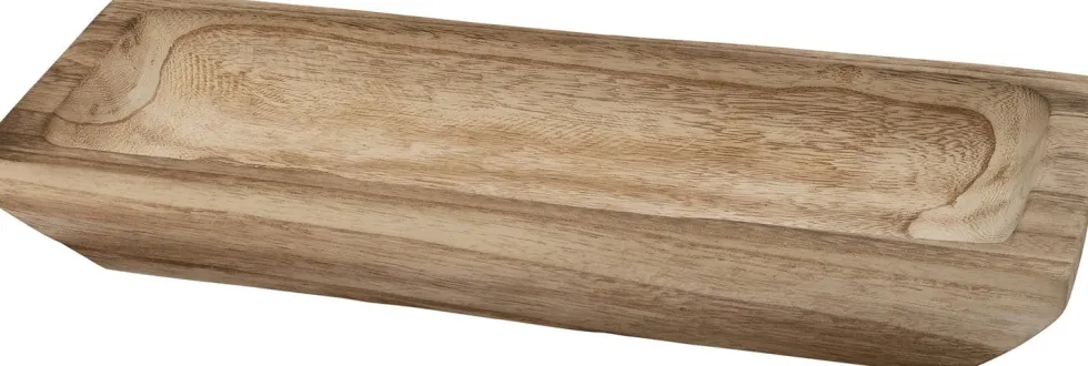 Intratuin decoratieschaal Jiri bruin 55,5 x 27 x 8 cm