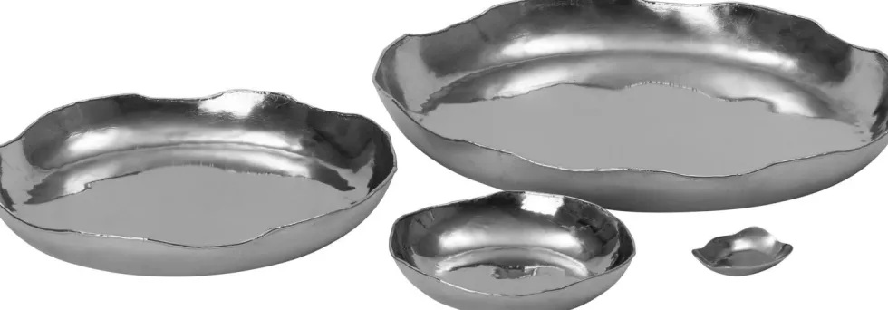 Intratuin decoratieschaal Karen zilver D 40 H 5 cm