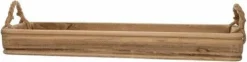 Intratuin decoratieschaal met touw naturel 81 x 20 x 8 cm