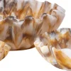 Intratuin decoratieschaal Oxted bruin / crème D 24 H 8 cm