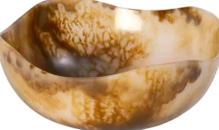 Intratuin decoratieschaal Pilton bruin D 33 H 12 cm