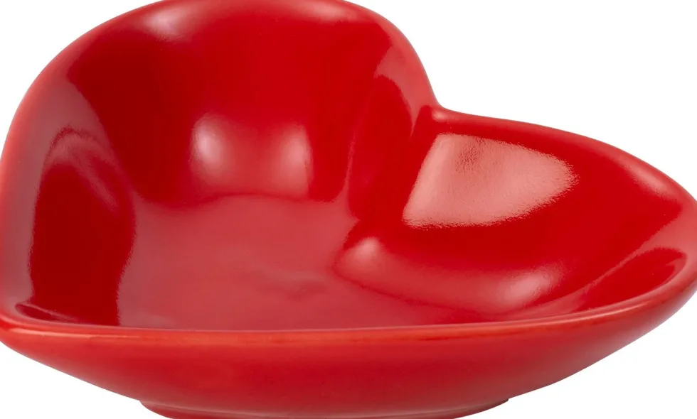 Intratuin decoratieschaal Rosa rood 10 x 9 x 3 cm