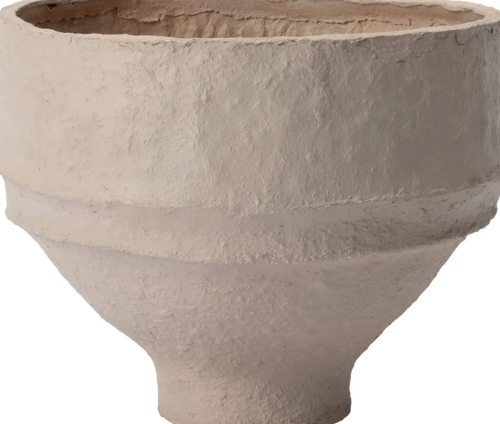 Intratuin decoratieschaal Runa beige D 21,5 H 17,5 cm