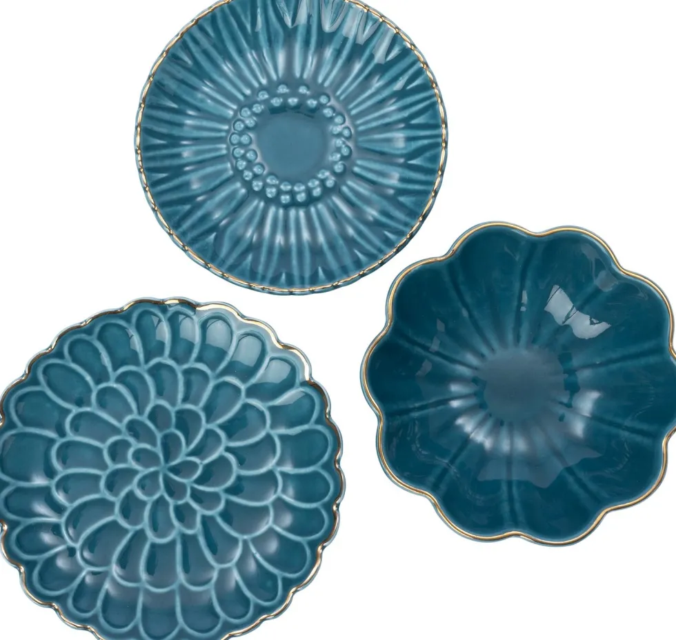 Intratuin decoratieschaal Sicco blauw D 9 H 3,5 cm