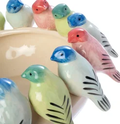 Intratuin decoratieschaal vogeltjes Fearn crème D 35 H 14 cm