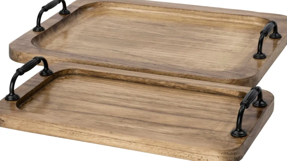 Intratuin dienblad Bree naturel 41 x 31 x 2 cm