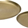 Intratuin dienblad Deni goud D 25 H 1,5 cm
