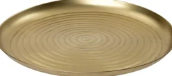 Intratuin dienblad Deni goud D 25 H 1,5 cm