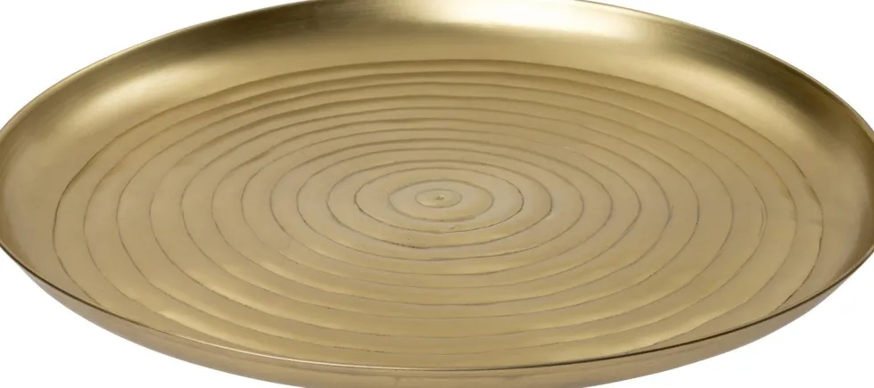 Intratuin dienblad Deni goud D 25 H 1,5 cm