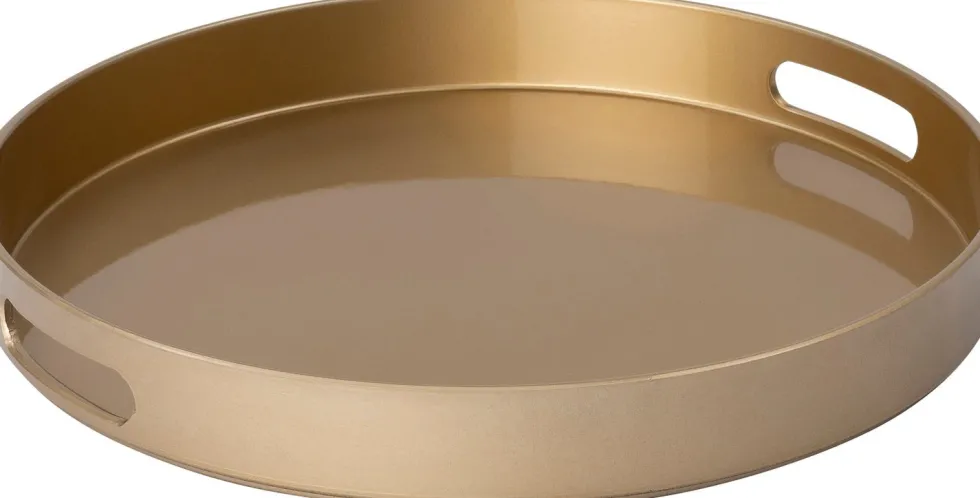 Intratuin dienblad Ella goud D 35 cm