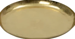 Intratuin dienblad Iza goud D 37,5 H 3,5 cm