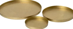 Intratuin dienblad Jacy goud D 16 H 2 cm