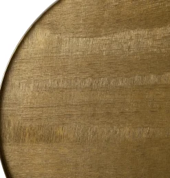 Intratuin dienblad Reia goud D 30,5 H 1,5 cm