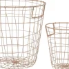 Intratuin draadmand Bassie beige D 20 H 23 cm