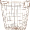 Intratuin draadmand Bassie beige D 20 H 32 cm
