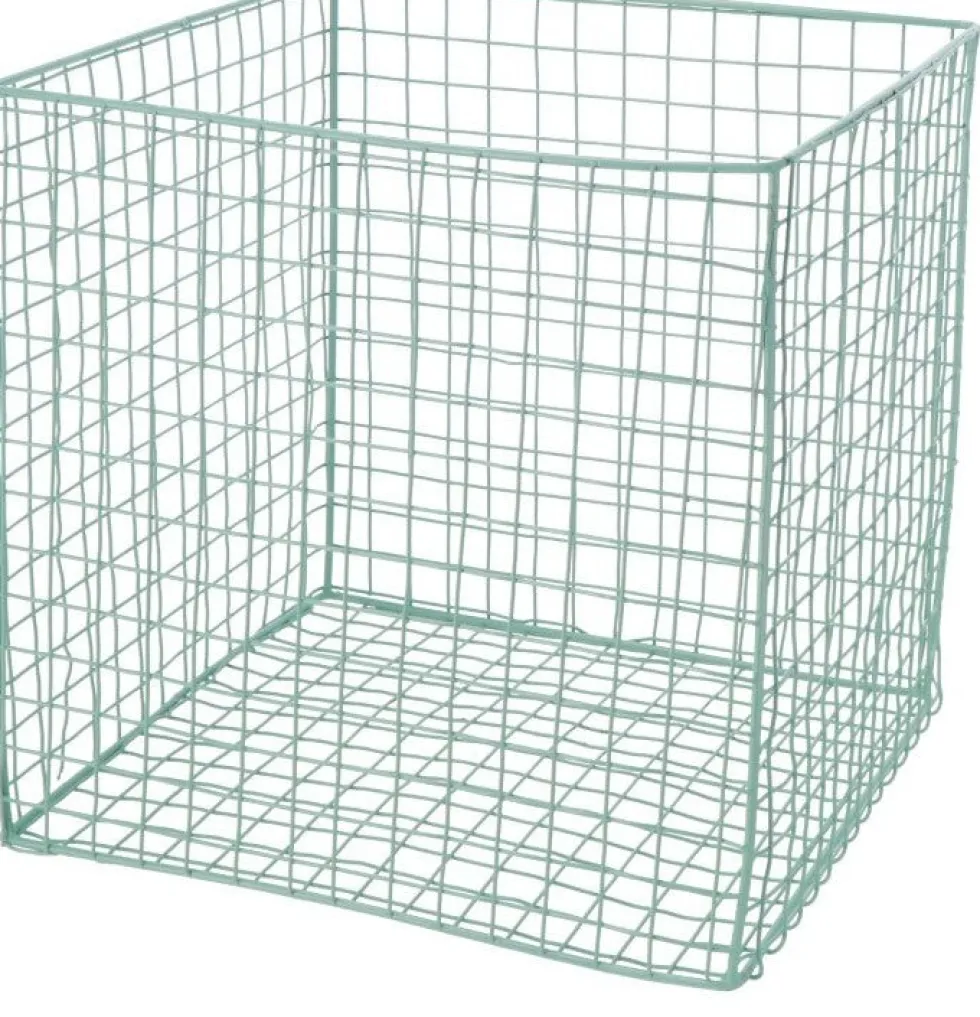 Intratuin draadmand Cindy groen 24 x 24 x 25 cm