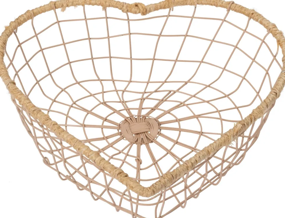 Intratuin draadmand Dets creme 21 x 21 x 8 cm