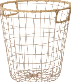 Intratuin draadmand Laun naturel D 30 H 32 cm