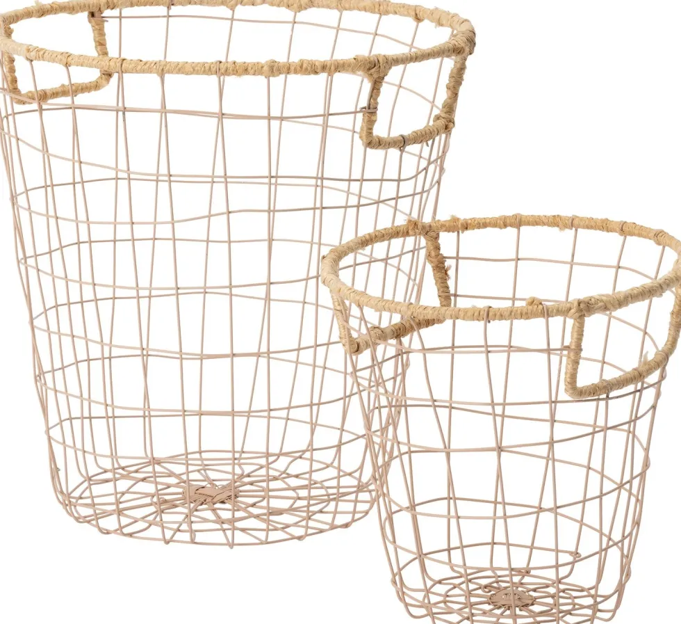 Intratuin draadmand Laun naturel D 30 H 32 cm