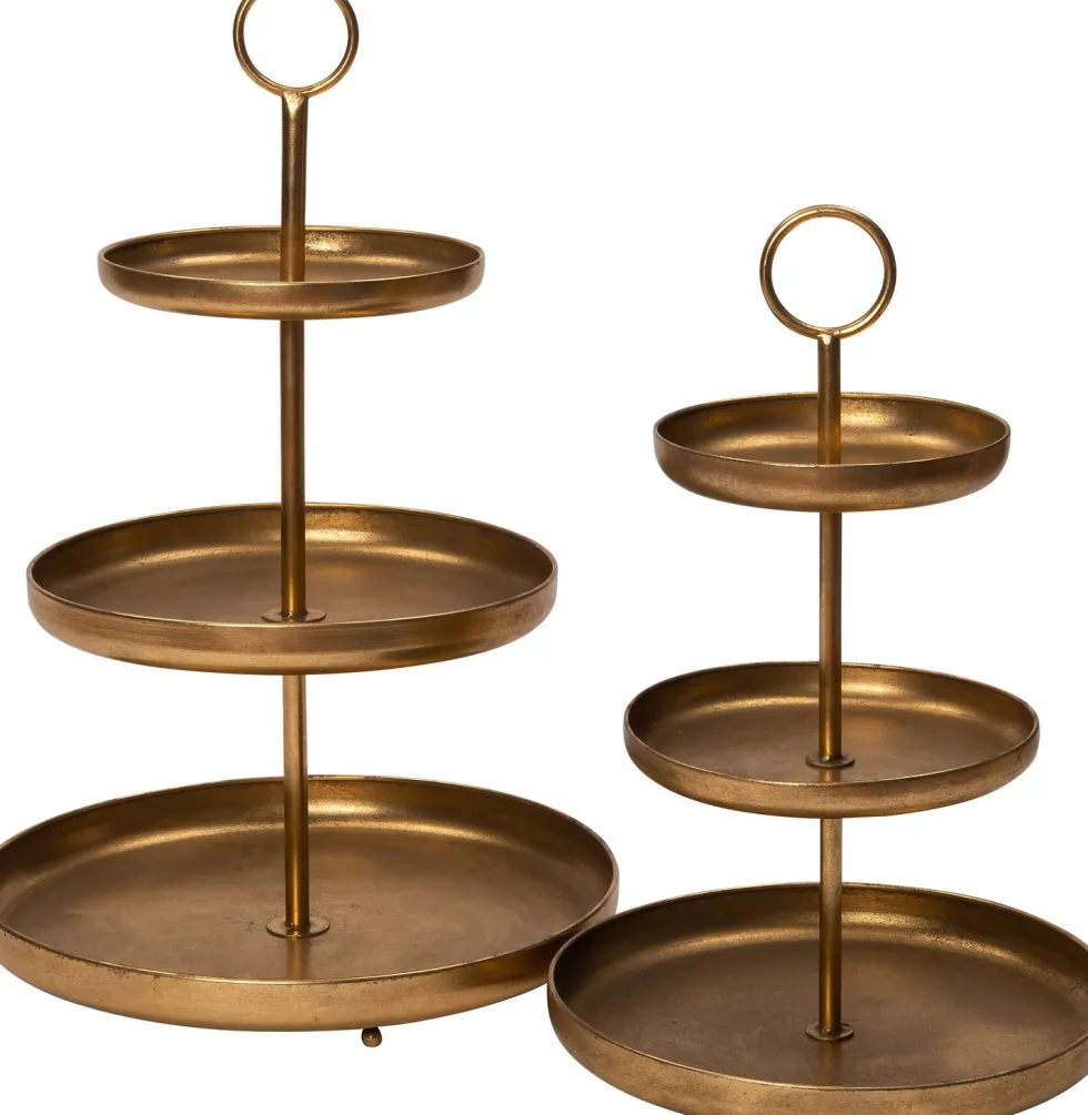 Intratuin etagère Jorin goud D 51 H 78 cm