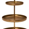 Intratuin etagère Jorin goud D 41 H 62 cm
