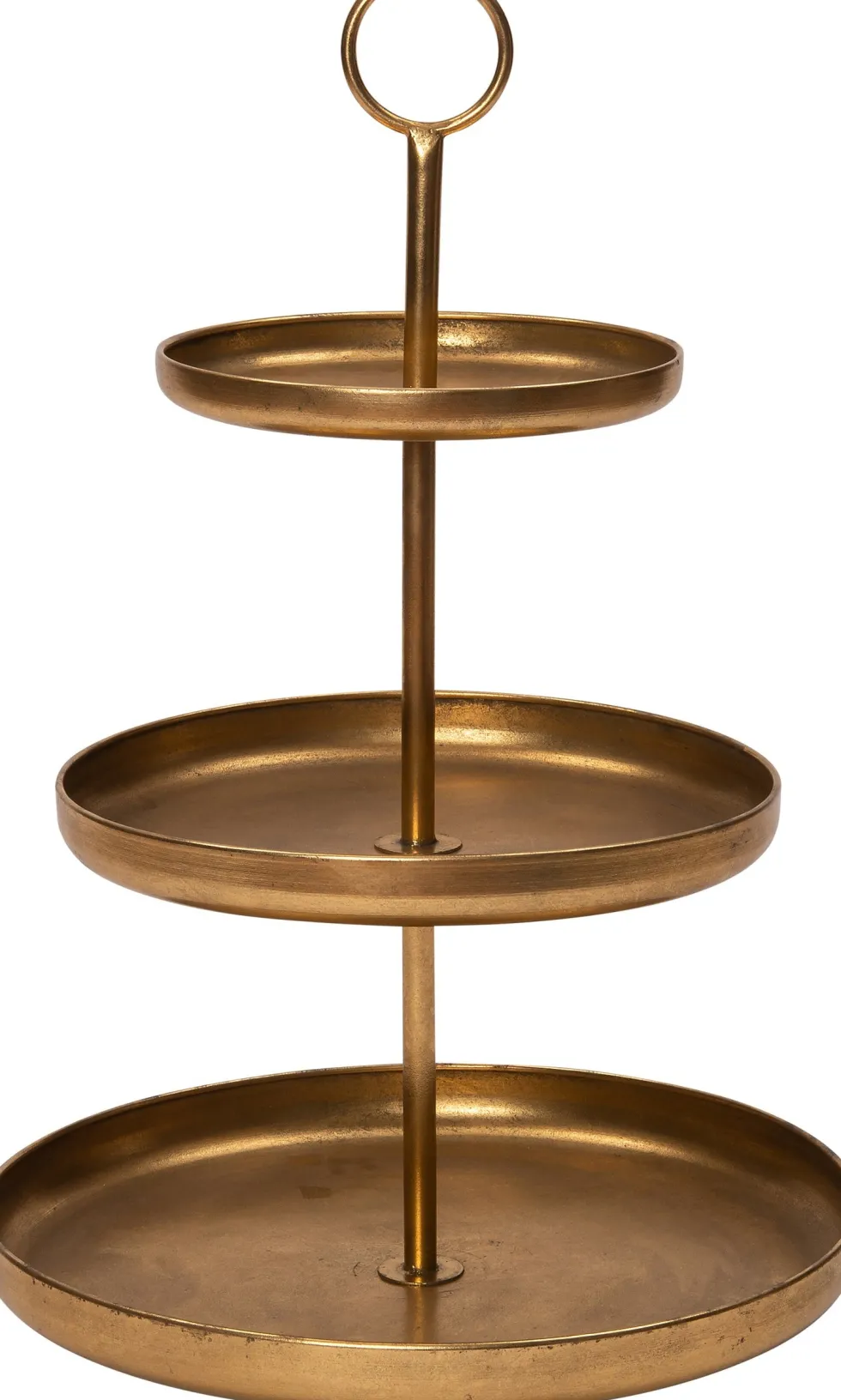 Intratuin etagère Jorin goud D 41 H 62 cm