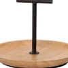 Intratuin etagère Kita naturel / zwart D 26 H 18 cm