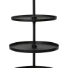 Intratuin etagère Linde zwart D 80 H 190 cm