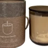 Intratuin geurkaars in glas Indi Vanilla Musk beige 40 D 7,8 H 9,3 cm