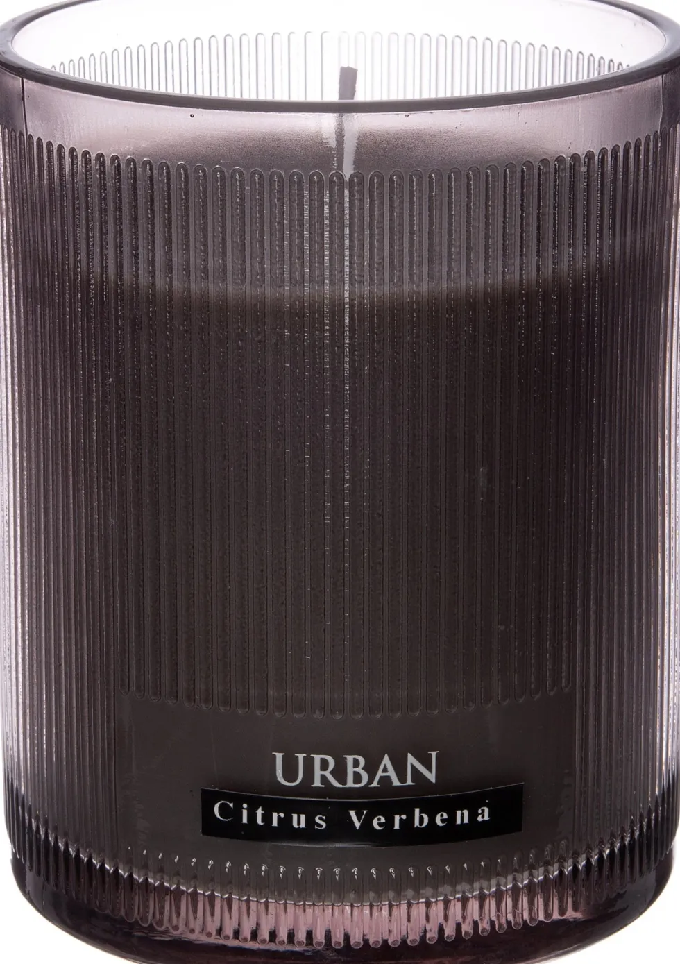 Intratuin geurkaars Urban Citrus Verbana grijs 32 uur D 8,3 H 10,8 cm