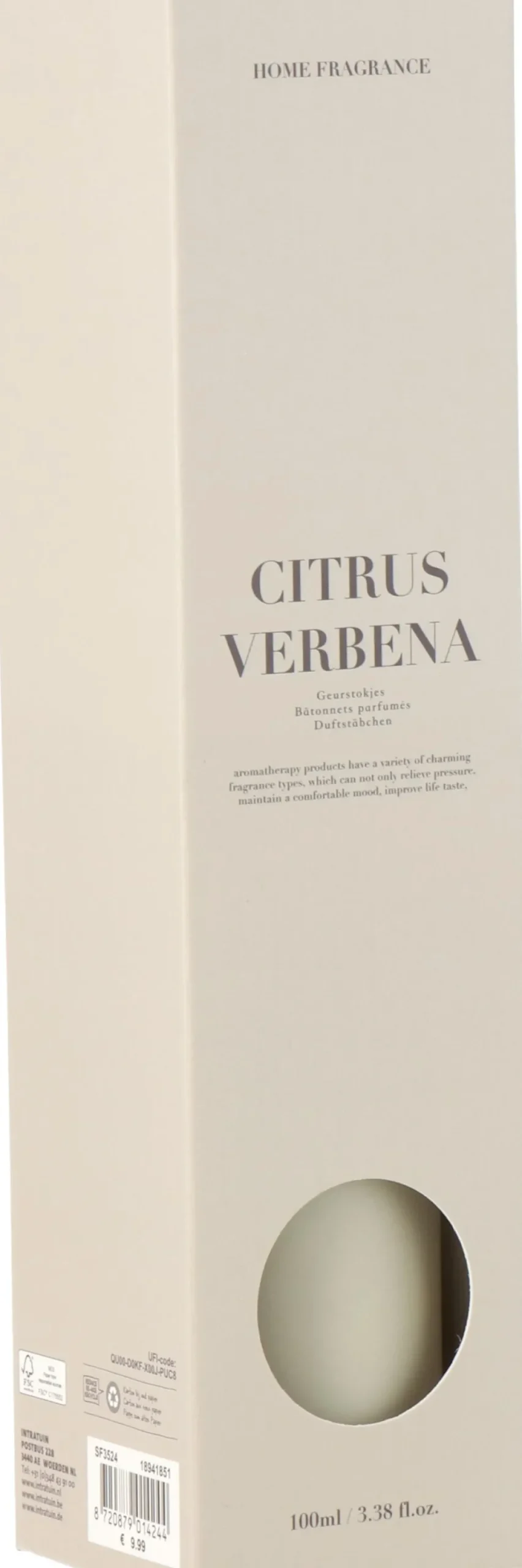 Intratuin geurstokjes Jaira Citrus Verbena 100 ml