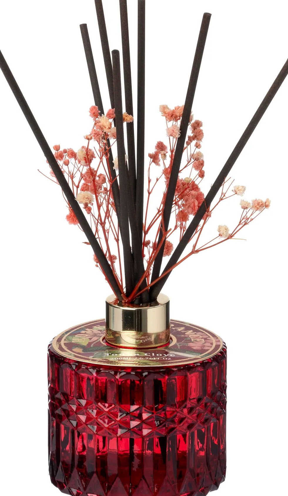 Intratuin geurstokjes Luci Tonka Clove rood 200 ml